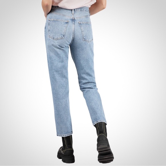 Agolde Fen High Rise Relaxed Taper Jeans in Wander - Size 24 - Picture 2 of 14